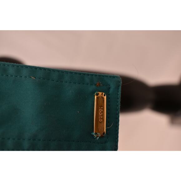 NWT GUCCI TURQUOISE COTTON STRAPPY BELTED SLEEVELESS ZIP DRESS TOP IT 40 / US S - Picture 3 of 12